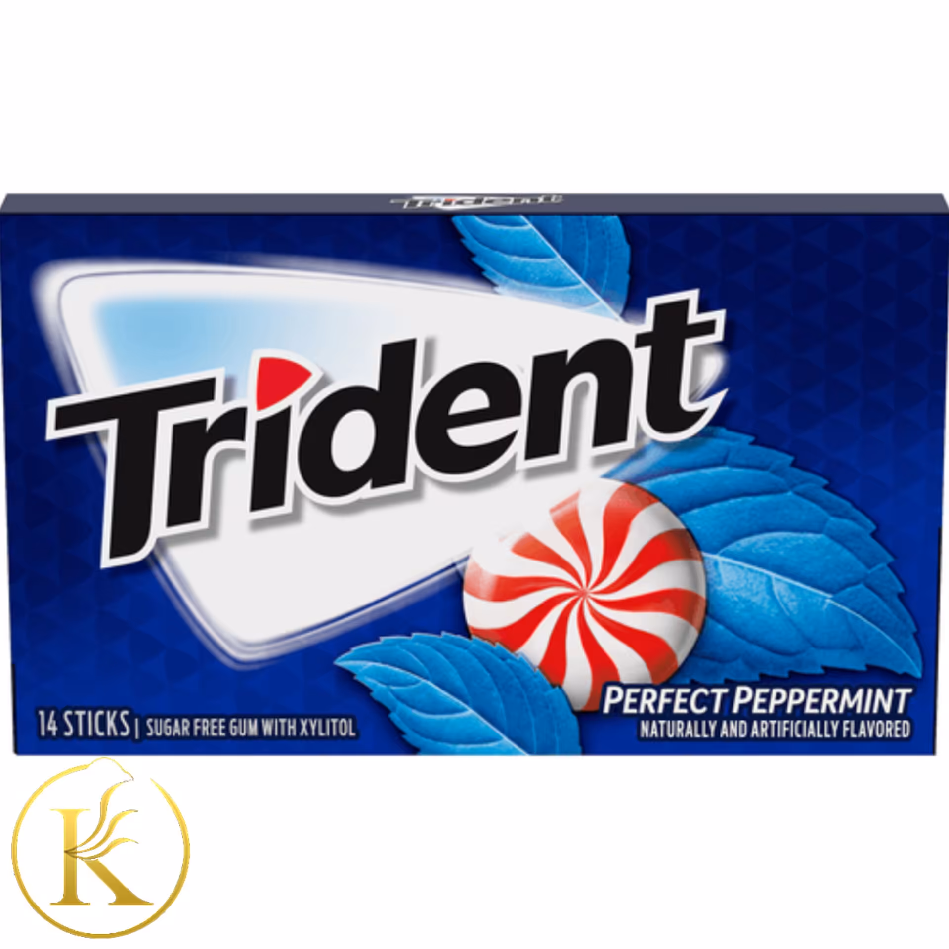 آدامس تریدنت نعنا فلفلی بدون شکر trident ( بسته ی 14 عددی )

