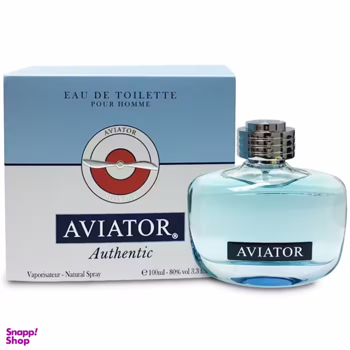 ادو تویلت مردانه آویاتور مدل AVIATOR AUTHENTIC حجم 100 میلی لیتر