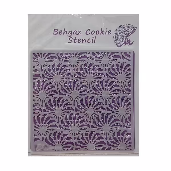 ابزار تزیین کیک به گز مدل استنسیل کوکی طرح قاصدک