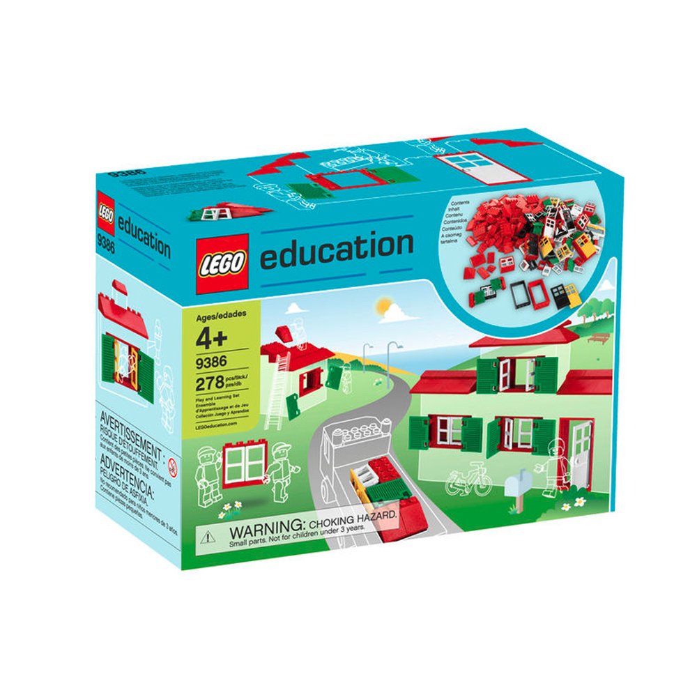 لگو آموزشی درب و پنجره های لگو Doors, Windows &amp; Roof Set 9386