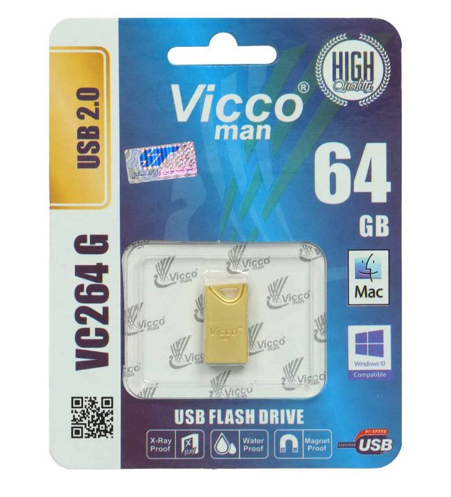 فلش مموری ویکومن مدل VC264 G USB2.0 ظرفیت 64 گیگابایت