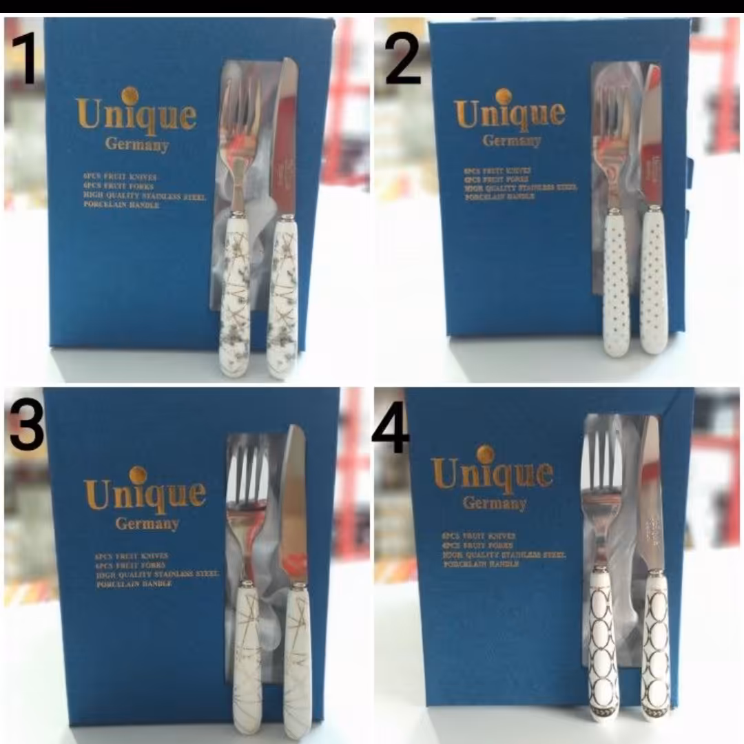 کارد و چنگال سرامیکی یونیک
تیغه استیل با دسته سرامیکی
لطفا اول استعلام موجودی بگیرید