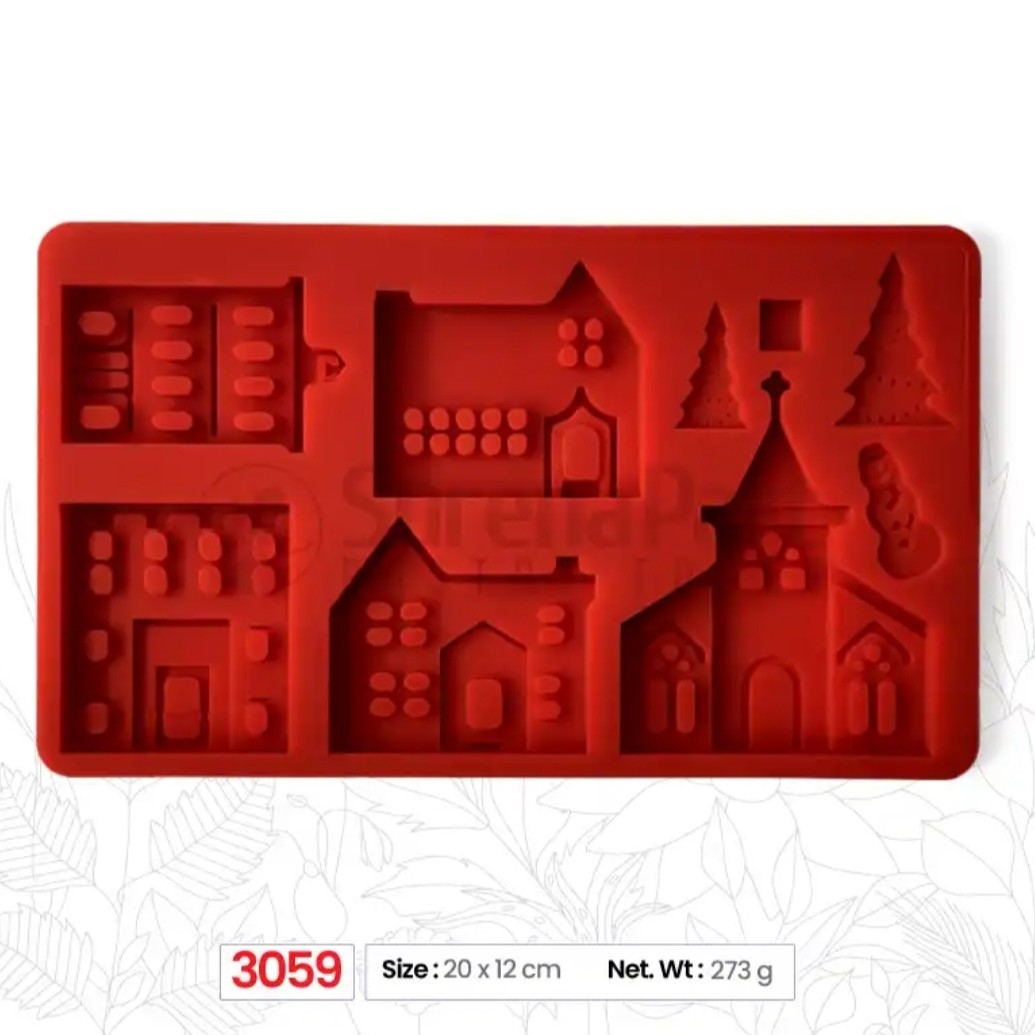 مولد سیلیکونی طرح خونه و کاج ابعاد 20 در 12 سانت برند سورنا پارت 