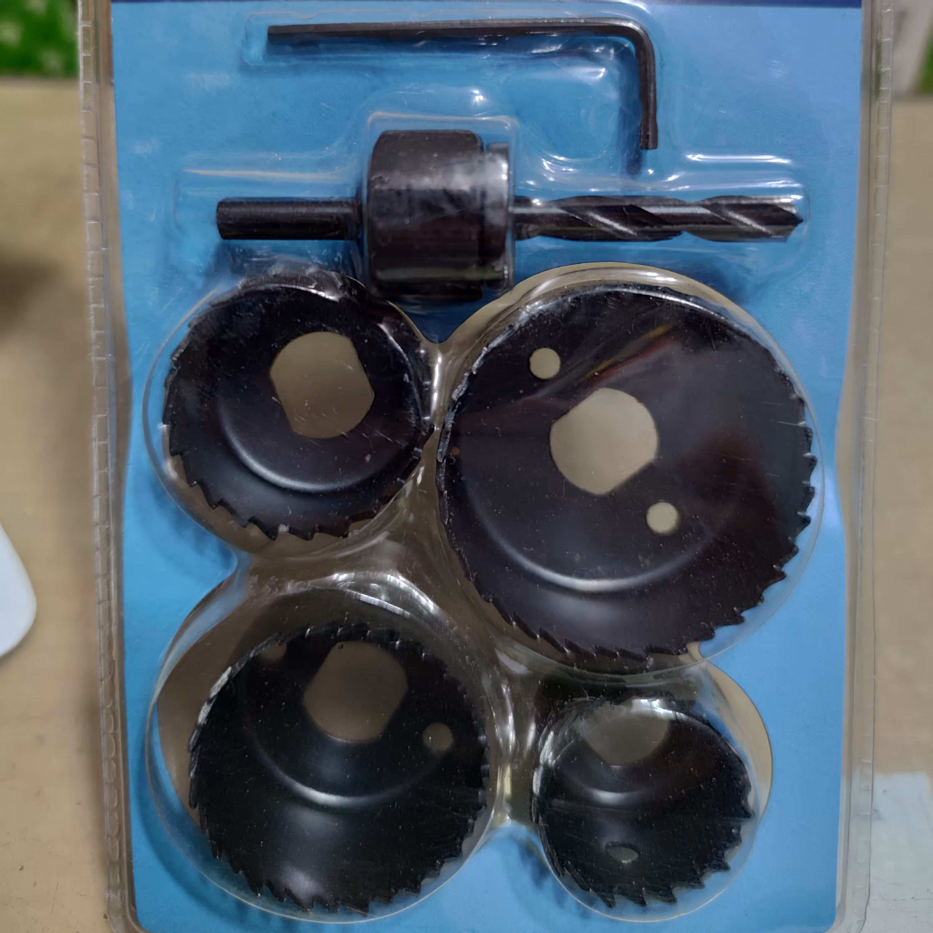 ست گردبر چوب سر دلری 6 پارچه HOLE SAW SET سایز های 32-38-44-54