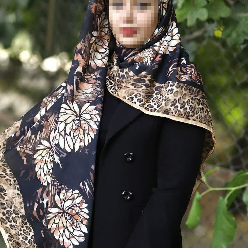 روسری نخی دور دست دوز (ارسال رایگان)