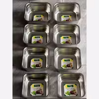 ست آبکش و لگن مربعی یونیک 8 پارچه حک شده کیفیت تضمینی و شرکتی