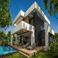 عکس خانه ویلایی لوکس | گرافیک با طعم تربچه