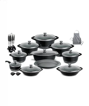 ‫سرویس قابلمه 33 پارچه طرح ایتالیا B برند ام جی اس MGS