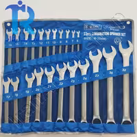 آچار 22 عددی یک سر تخت یک سر رینگی smy