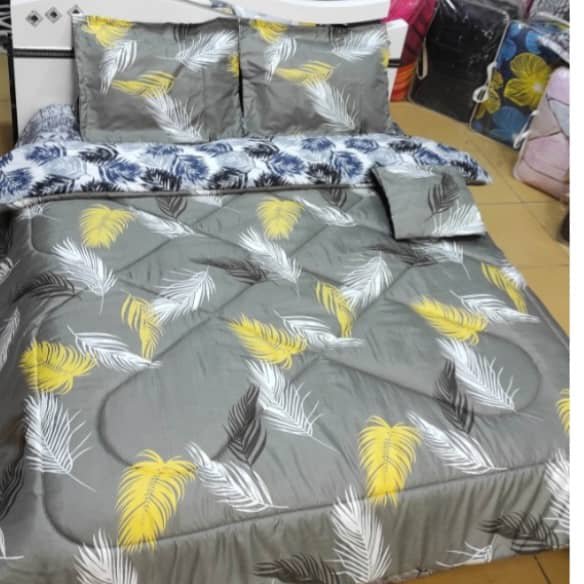 روتختی دونفره 6 تیکه دورو طرح 1401 پرفروشی طوسی 