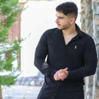 پیراهن مردانه آستین بلند  مشکی محرمی