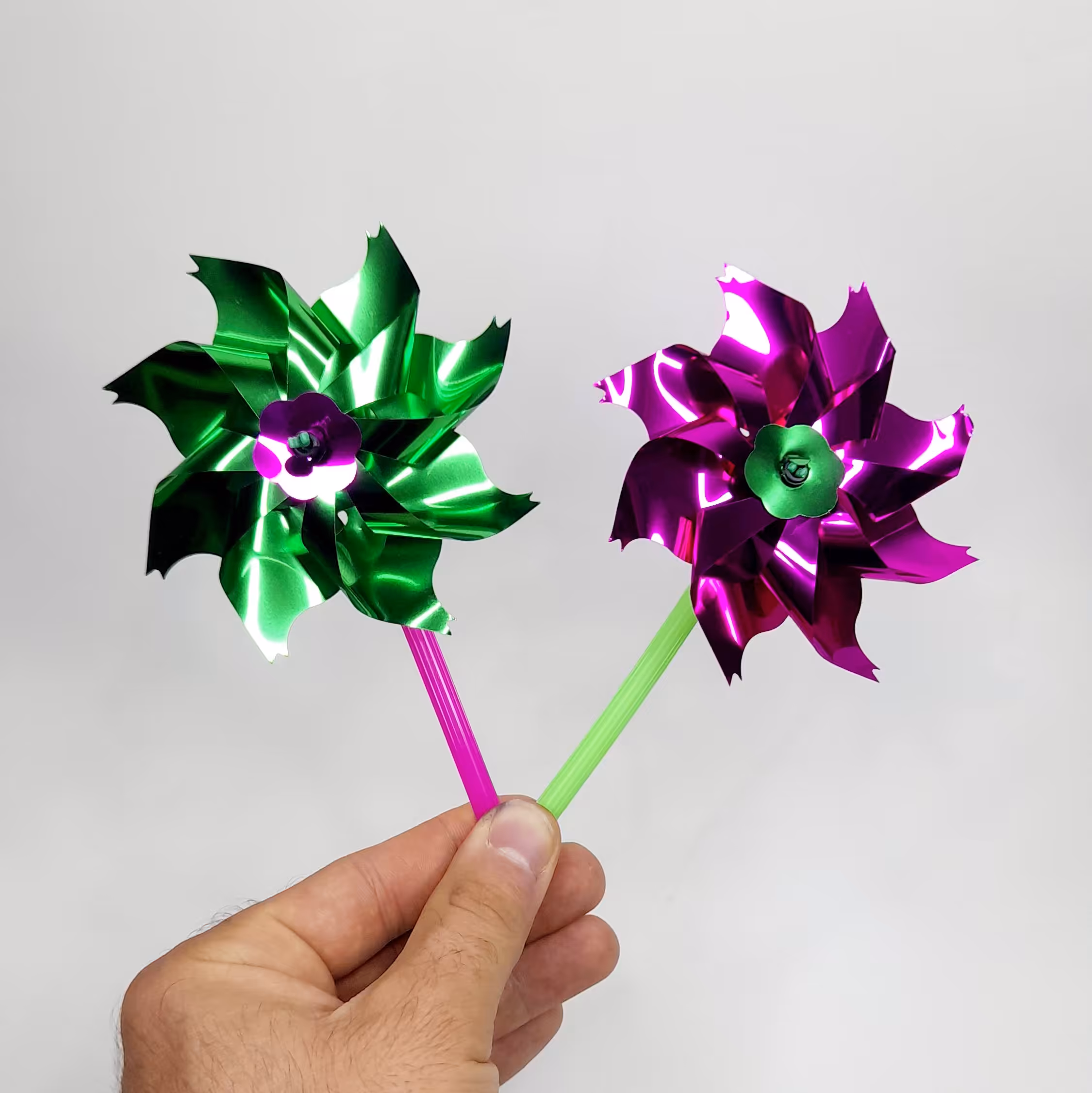 فرفره بادی رنگی کوچک بسته 1 عددی