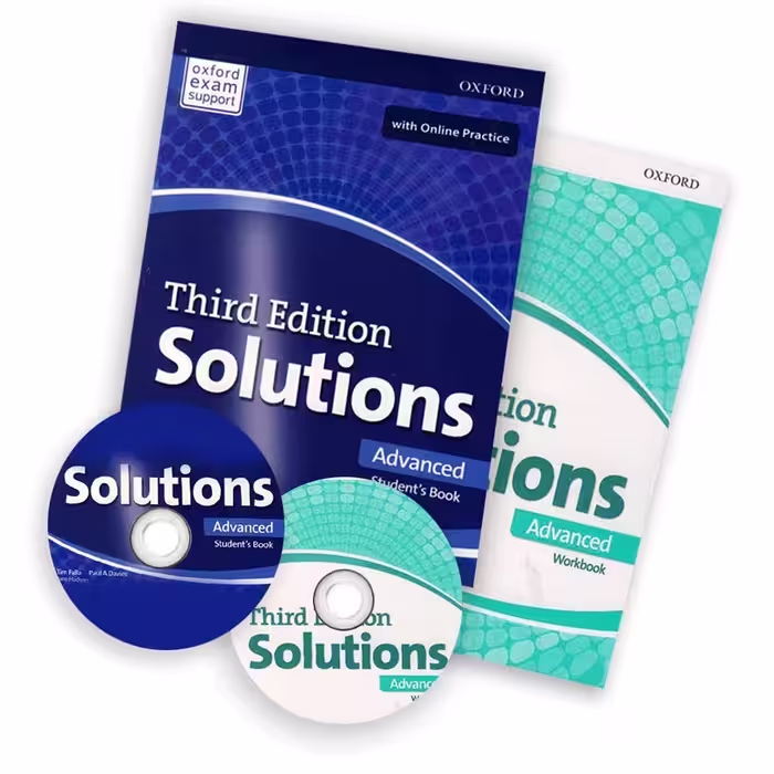 کتاب Solutions 3rd Edition Advanced  به همراه CD رحلی