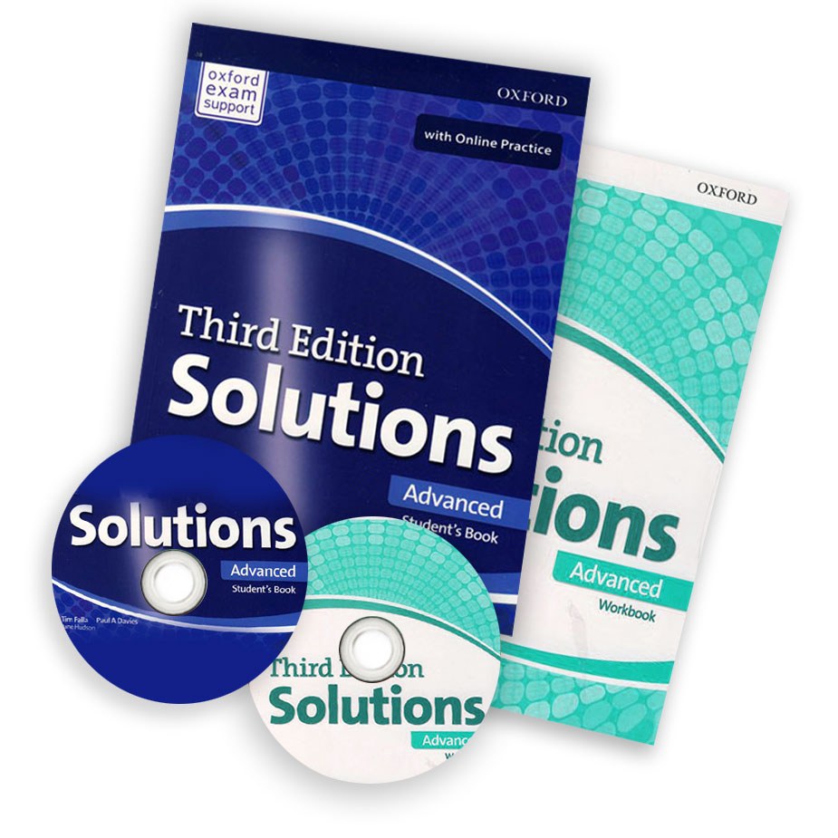 کتاب Solutions 3rd Edition Advanced به همراه CD رحلی