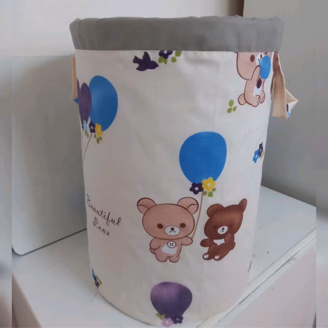 باکس اسباب بازی یا لباس کودک (طرح خرسهای دوقلو)دارای رنگبندی 