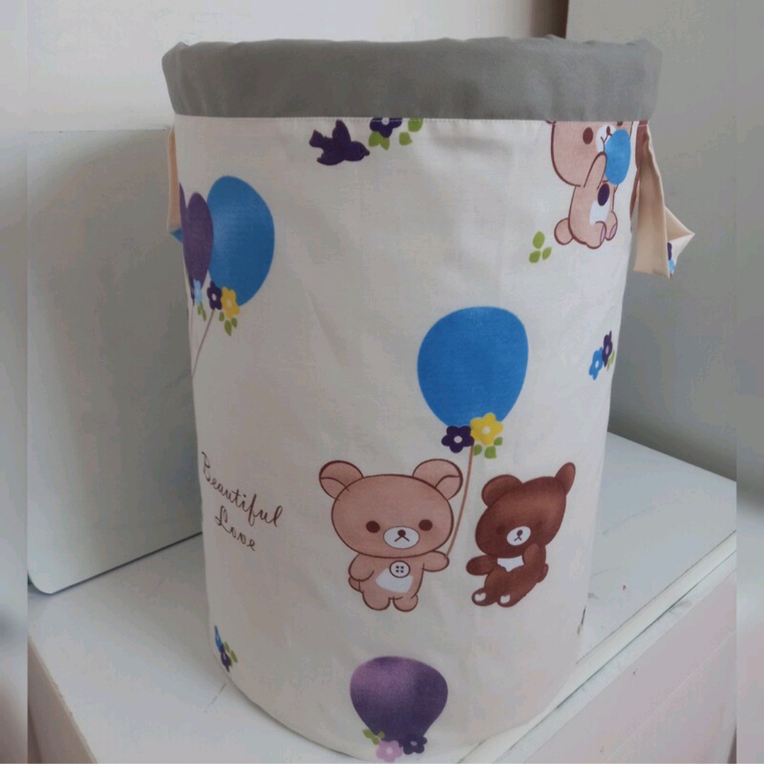 باکس اسباب بازی یا لباس کودک (طرح خرسهای دوقلو)دارای رنگبندی