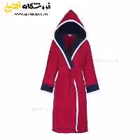 حوله پالتویی کودک سلین طرح پسفیک قرمز-سرمه ای سایز 10-11