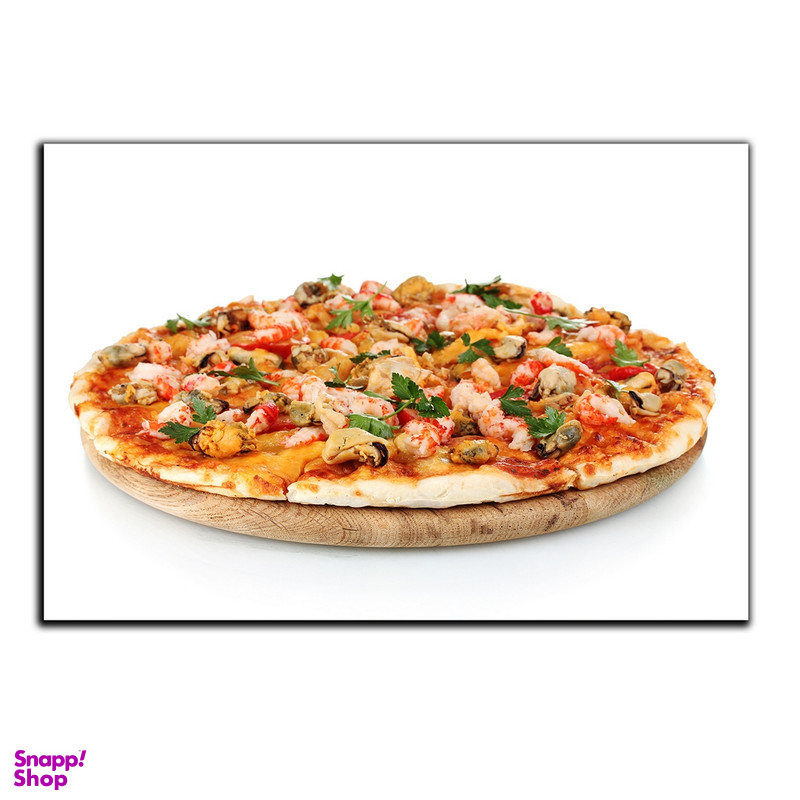 تابلو شاسی بکلیت طرح رستوران و فست فود پیتزا مدل SH-S1089