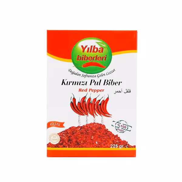 فلفل قرمز ترکیه ای پول بیبر ییلبا وزن 200 گرم | فروشگاه ارس ترک