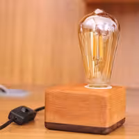 چراغ مطالعه چوبی