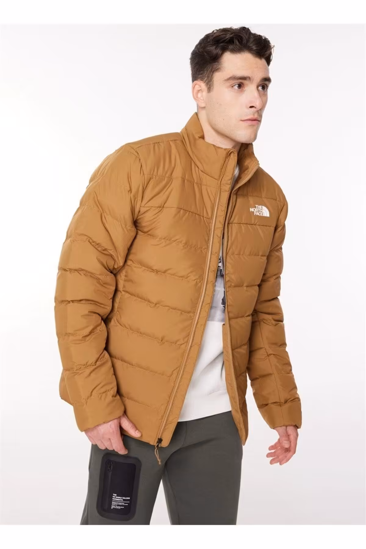 کاپشن برنزی مردانه کت در فضای باز زمستانی رنگارنگ Aconcagua 3 600 Down. The North Face