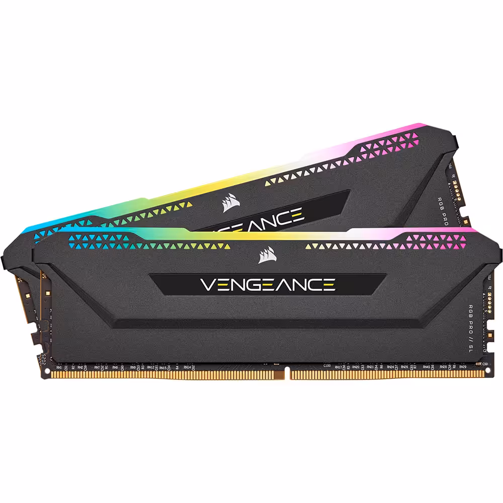 رم کامپیوتر کورسیر Corsair Vengeance RGB Pro SL 16GB (2×8GB) DDR4 3200MHz CL16