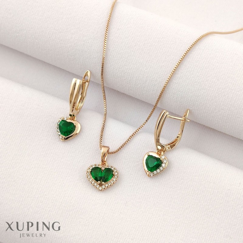 نیمست ژوپینگ گوشواره دخترانه زیورالات گردنبند دخترانه پلاک زنجیر گردنبند زنانه  