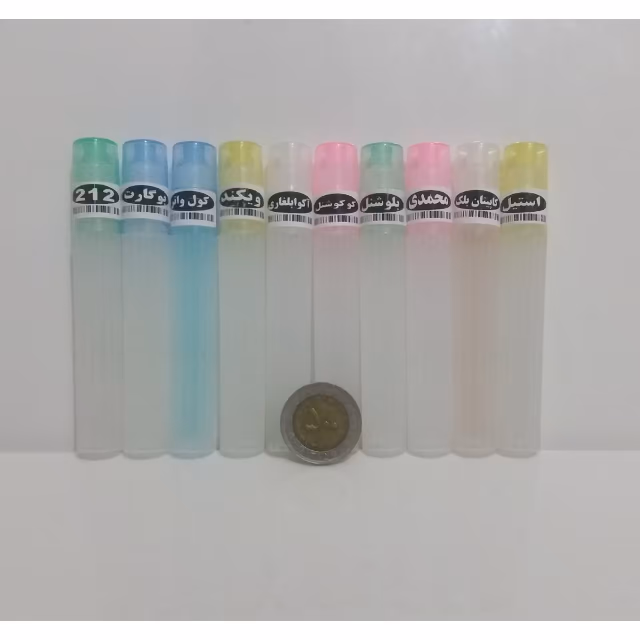 عطر جیبی متنوع پک 10 عددی حجم 3 گرم