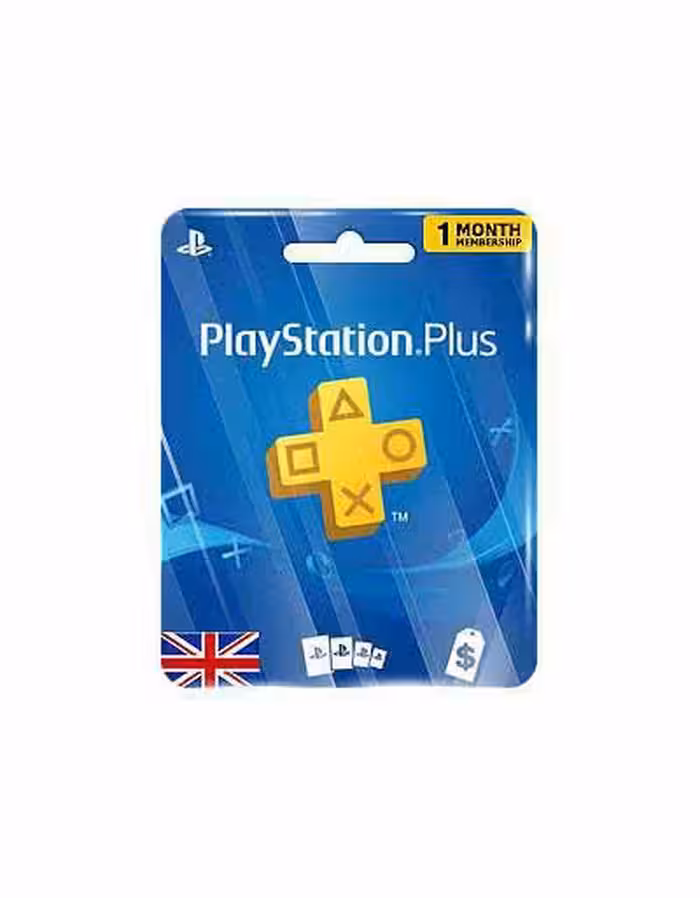 خرید پلی استیشن پلاس یک ماهه انگلستان PlayStation Plus UK 1 Months با بهترین قیمت