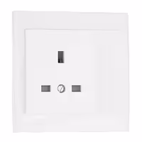 پریز برق استاندارد انگلیسی ایفاپل مدل لوگوس بیس سفید