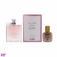 ادوپرفیوم اسکلاره مدل Lancome La Vie Est Belle به همراه عطر جیبی پینک ویژوآل مدل Baccarat Rouge