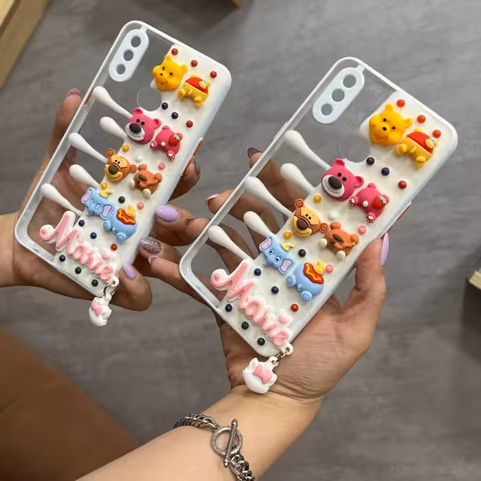 قاب گوشی سامسونگ A10s مدل خانواده دیزنی برجسته