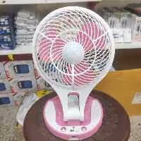 پنکه شارژی چراغ دار مدل 3