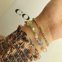 پک دستبند  پینترستی  رنگی دستبند تنیسی دستبندسنگ  وارداتی بسیار شیک