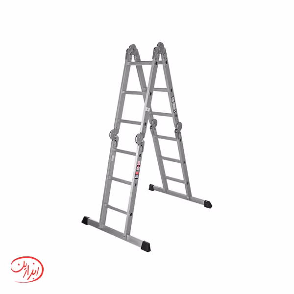 نردبان پله ای 4 تکه آلوم پارس پله مدل هارمونی (12 تا 32 پله)