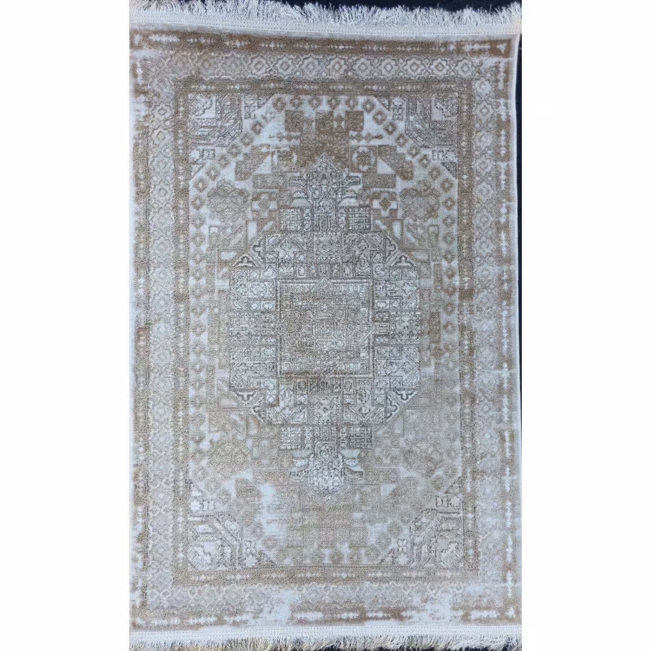 فرش ماشینی موروکو طرح 9314 کرم