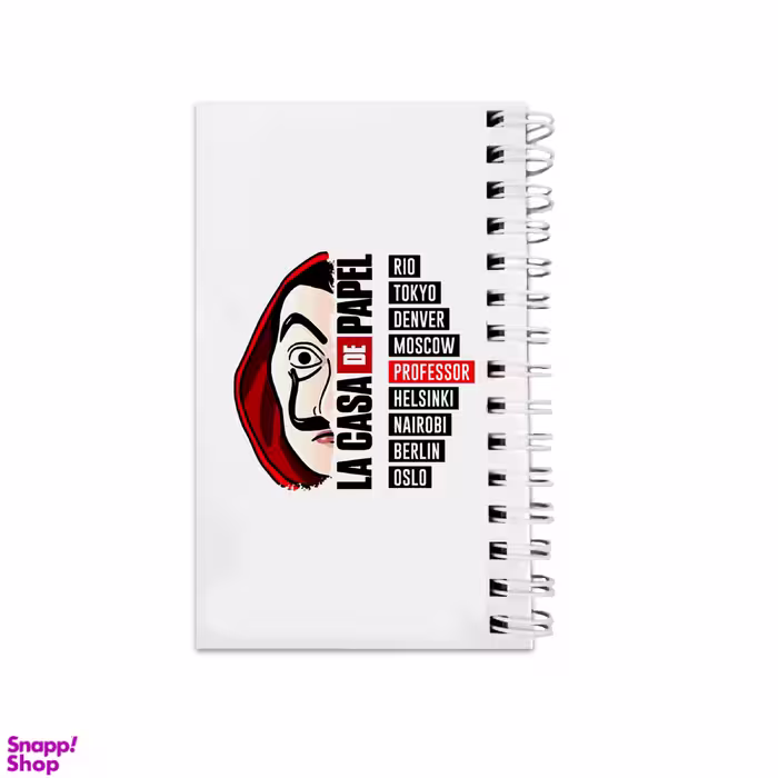 دفترچه یادداشت ۶۴ برگ مدل to do list طرح سریال money heist کد 2224781
