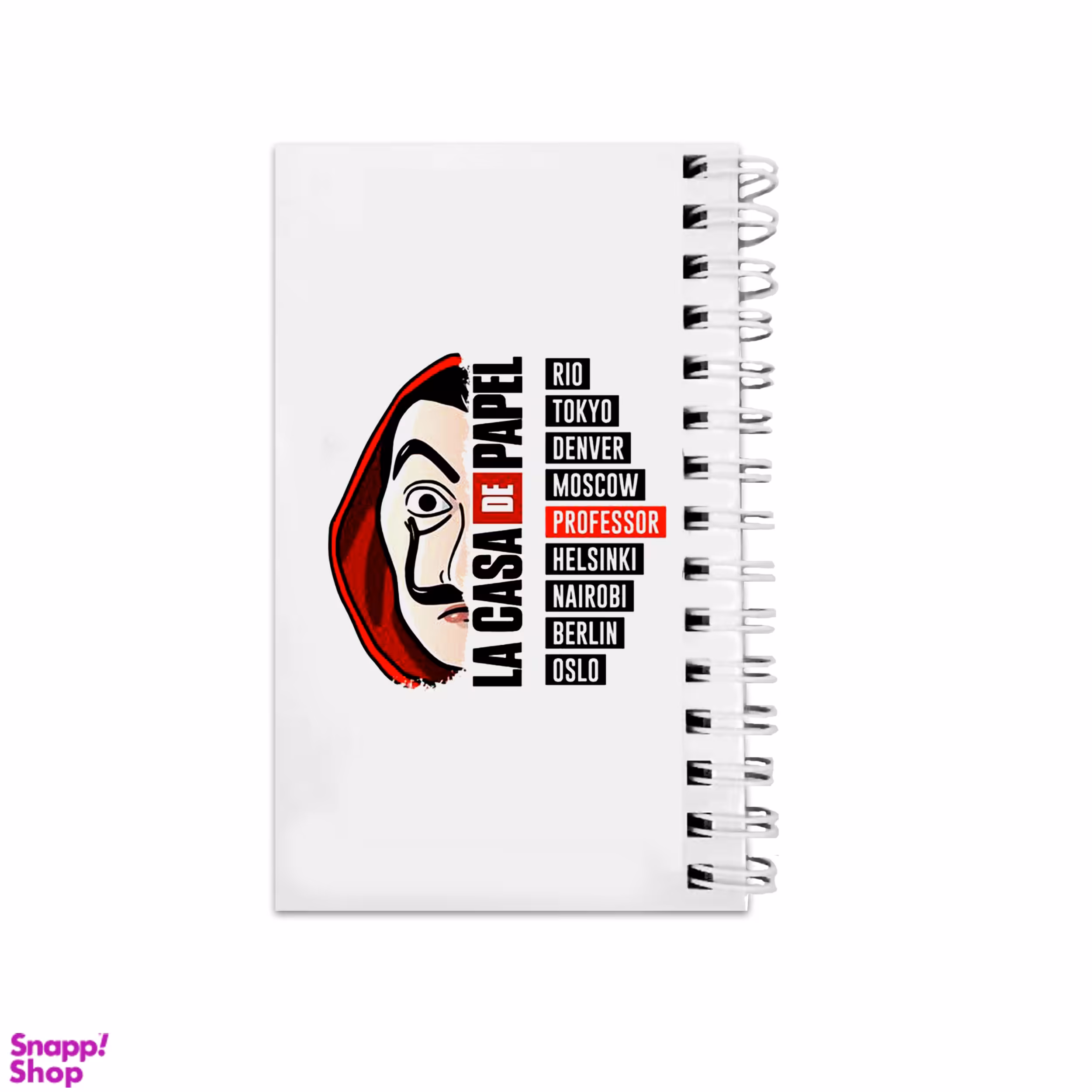 دفترچه یادداشت ۶۴ برگ مدل to do list طرح سریال money heist کد 2224781