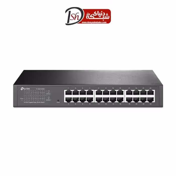 سوییچ 24 پورت گیگابایتی تی پی-لینک مدل TL-SG1024DE - دنیای شبکه برتر