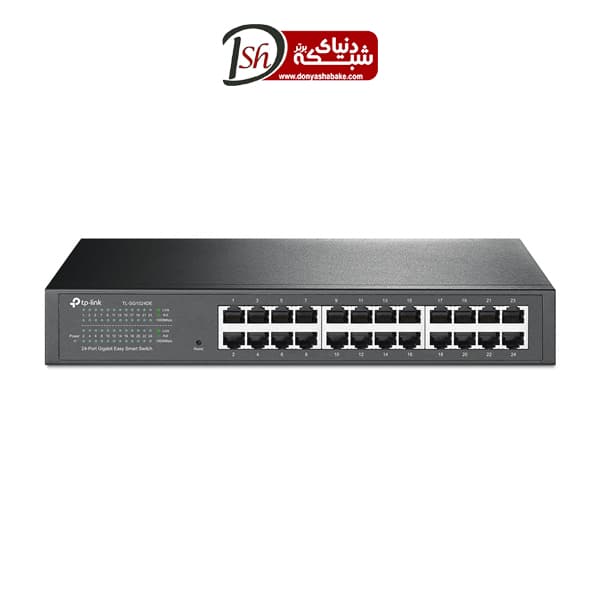 سوییچ 24 پورت گیگابایتی تی پی-لینک مدل TL-SG1024DE - دنیای شبکه برتر