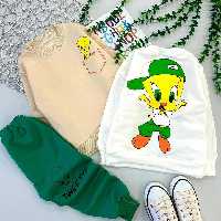 بلوز و شلوار توییتی  سایز 40 تا 55 اسپرت