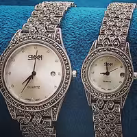 ساعت نقره موتور ژاپنی عیار 925 ست