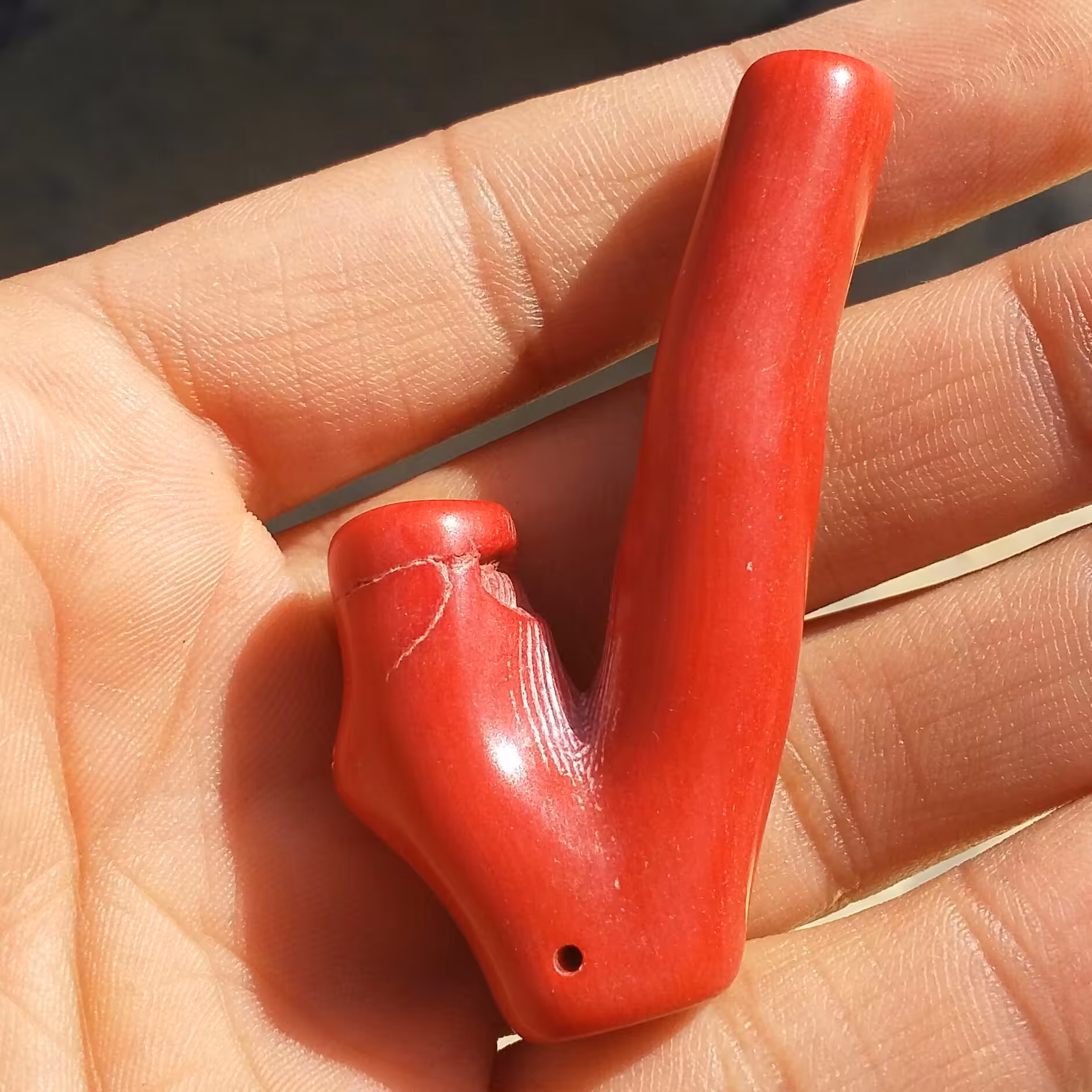 مرجان قرمز (سرخ) سایز غولپیکر مناسب گردنبند صد در صد طبیعی و اصل کد :  9565