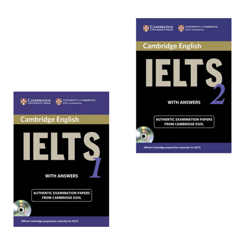 کتاب IELTS Cambridge اثر جمعی ازنویسندگان انتشارات دانشگاه کمبریج 2 جلدی