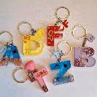 جاکلیدی حروف انگلیسی  در رنگ و طرح دلخواه شما