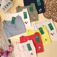 تاپ رکابی گلدوزی اچ اند ام جنس نخی خالی وارداتی بنگلادشی