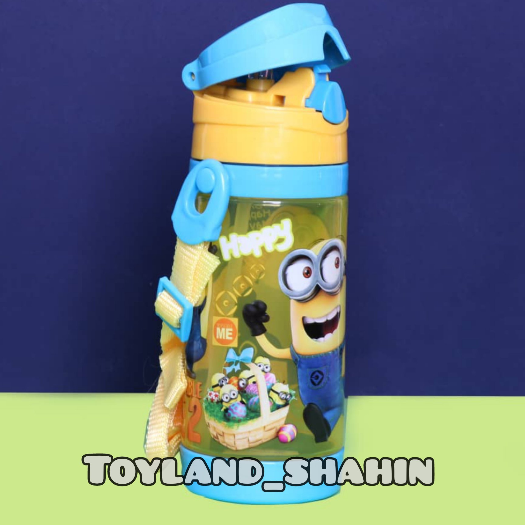 قمقمه مینیون، قمقمه خارجی نی دار مینیون، قمقمه بچگانه