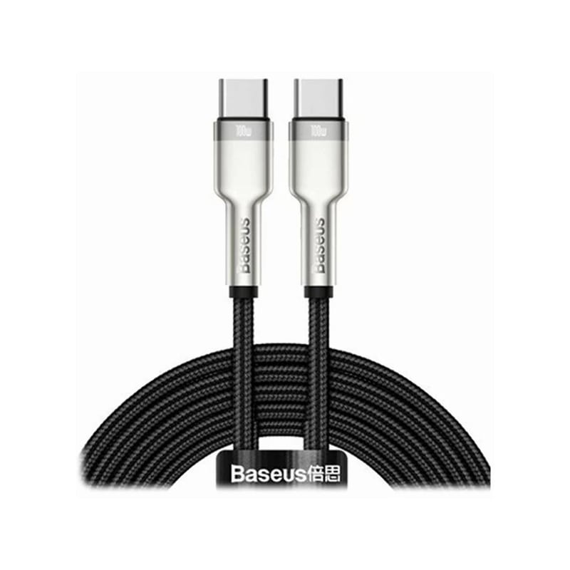 کابل تبدیل USB-C به USB-C باسئوس مدل CATJK-D01 طول 2متر - فروشگاه کارما آی‌تی