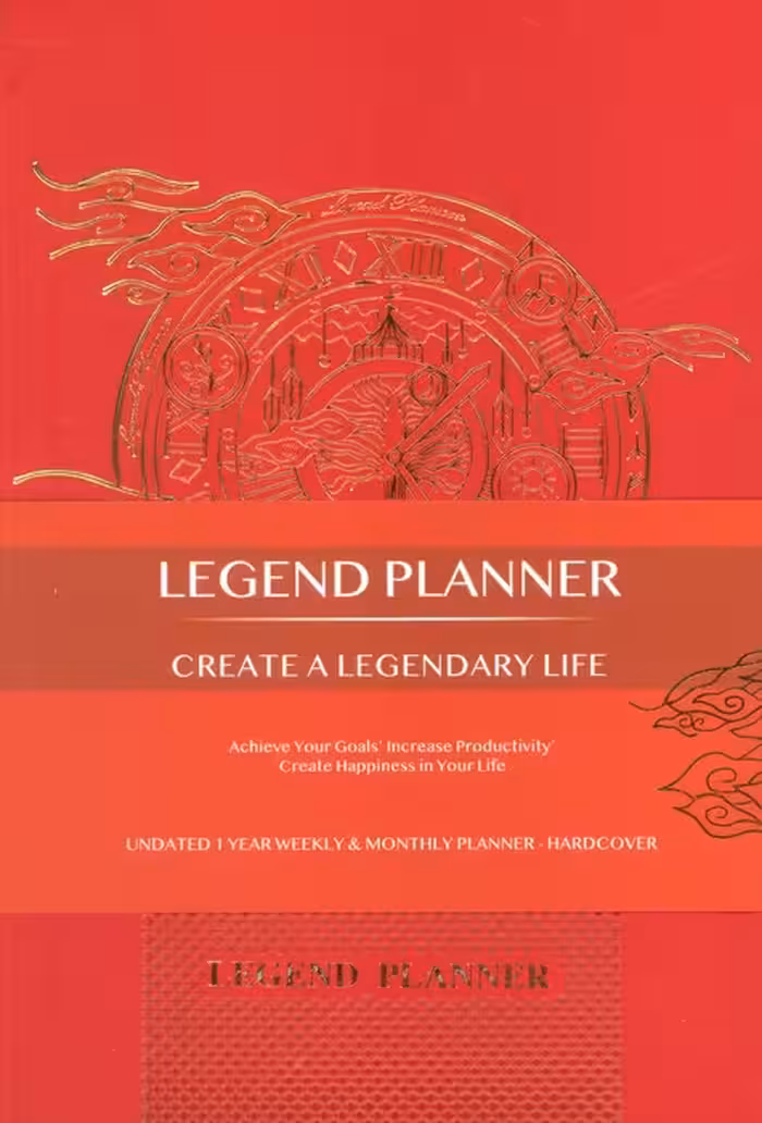دفتر برنامه ریزی (پلنر لجند LEGEND PLANNER،قرمز)