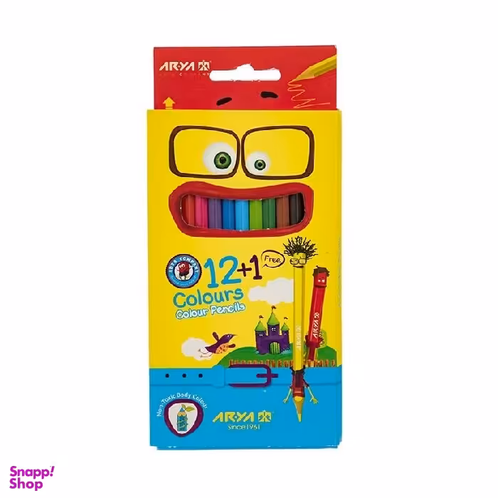 مداد رنگی 12 رنگ آریا (Arya)